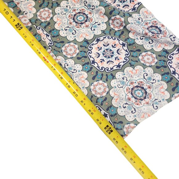 LOFT Women's Floral Wide-Leg Pants, Size L, Lightweight 100% Polyester - Picture 15 of 16